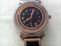 Ceas Louis Vuitton - Swess made, quartz, diamante, W.R. 100 m - 40 mm