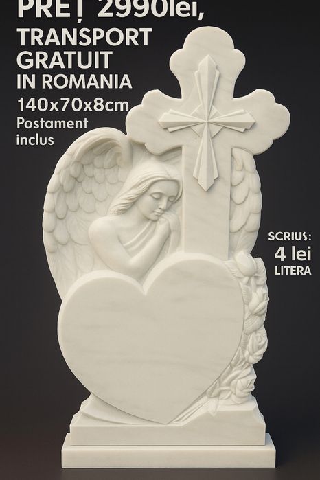 Monumete funerare, transport gratis