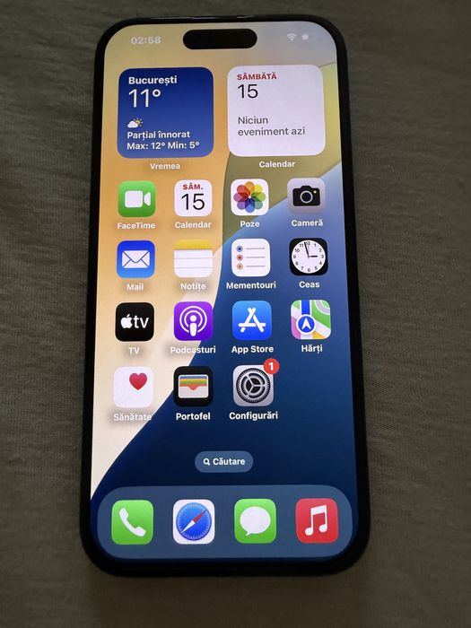 Vand iphone 15 pro stare buna