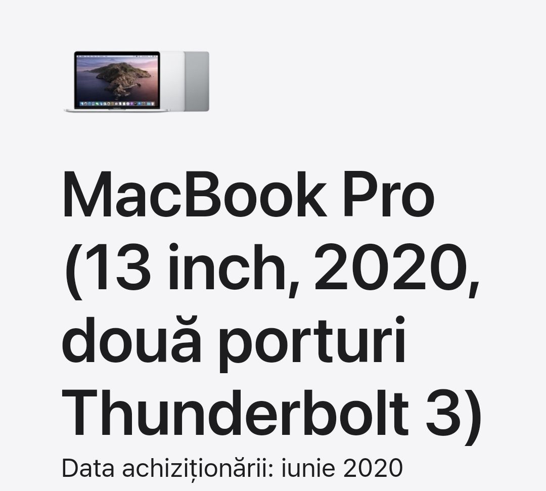 MacBook Pro 13 2020 i7 16GB ram 500GBNvme IntelIris XE 2GB