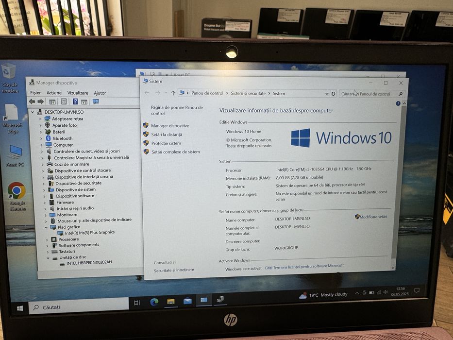 Laptop HP Pavilion 14-ce3504na 512GB SDD/8GB RAM/Intel Core i5-1035G4!