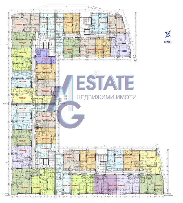 Тристаен апартамент в к-с ХОРИЗОНТ в гр. Бургас.