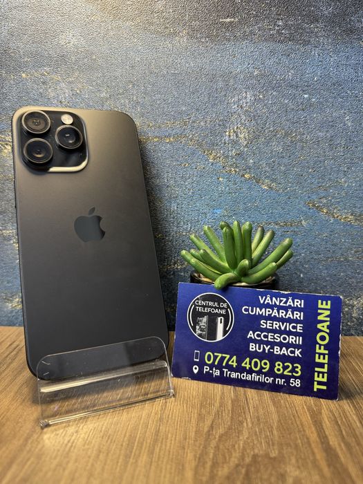 Iphone 15 Pro Max/256Gb/Garantie 2Ani Centrul de Telefoane/Rate