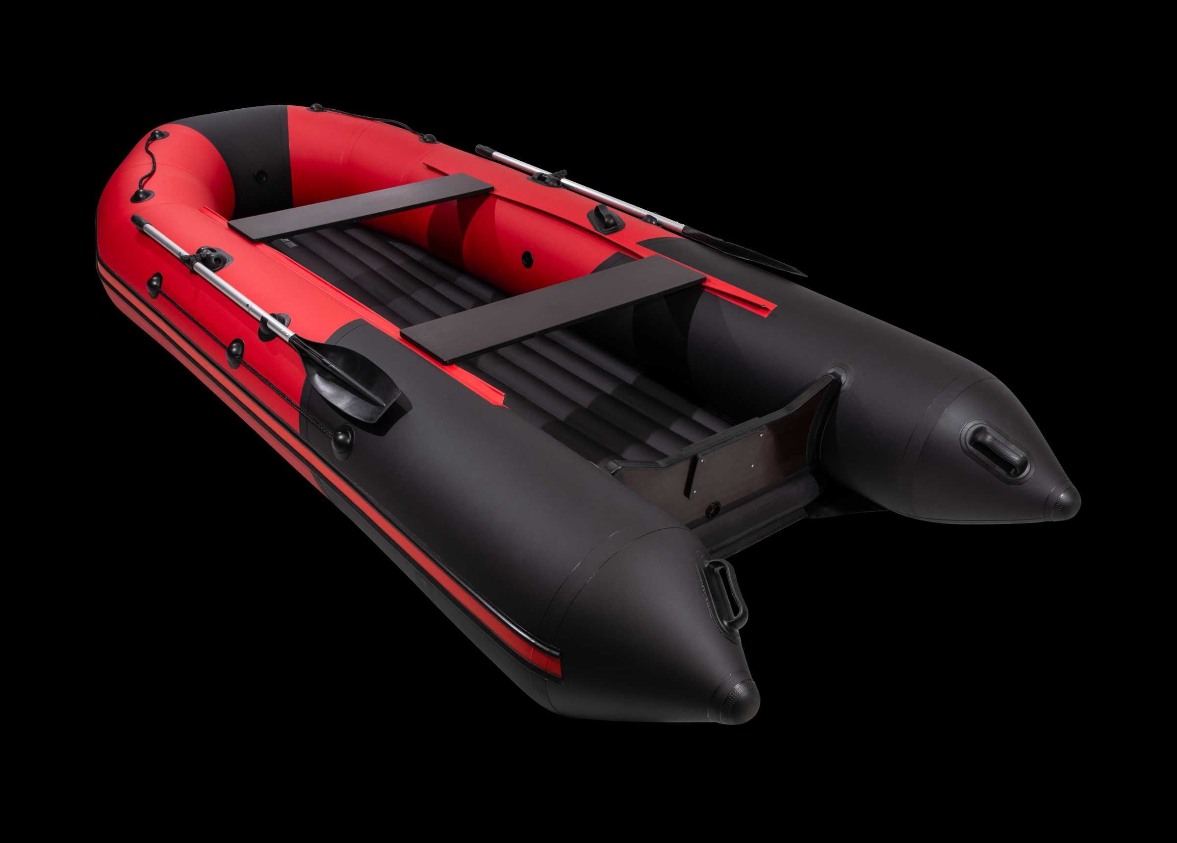 Лодка Таймень NX 4000 НДНД PRO красный/черный и графит/черный
