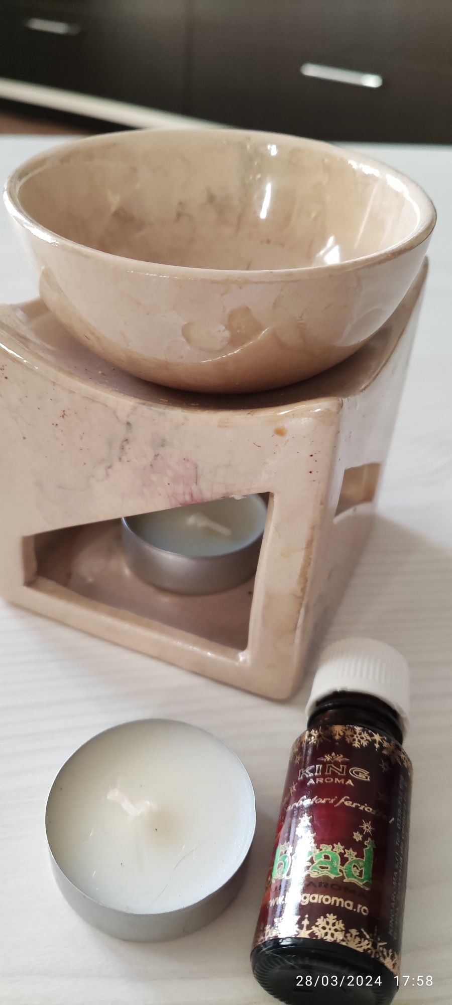 Dispenser / Difuzor ceramic pentru aromatizare ambientală cu arome.