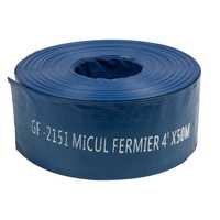 Furtun de pompier apa refulare Flat PVC, diametru 4", lungime 50 metri