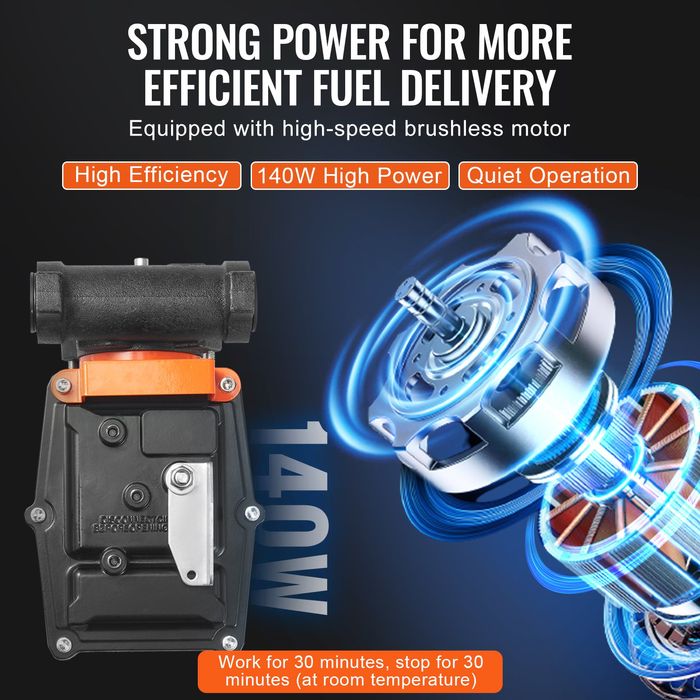 Pompa Transfer Carburant 12V DC 57L/min,Auto-Oprire