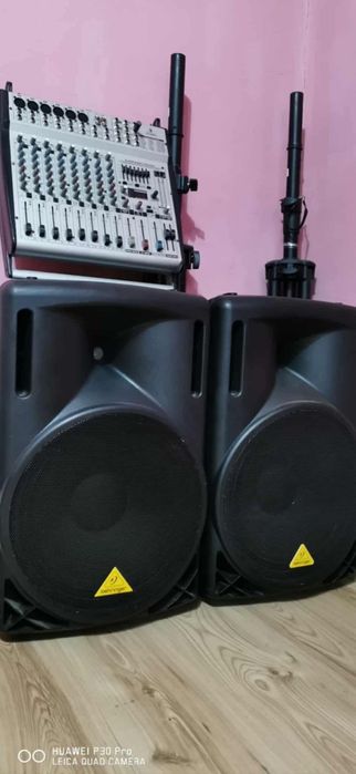 Behringer b215d cu mixer behringer pmh 1000