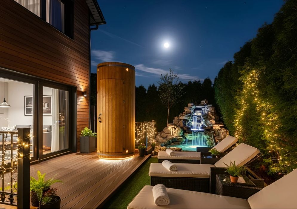 Дървена Душ Кабина (Сауна,спа) Скандинавска