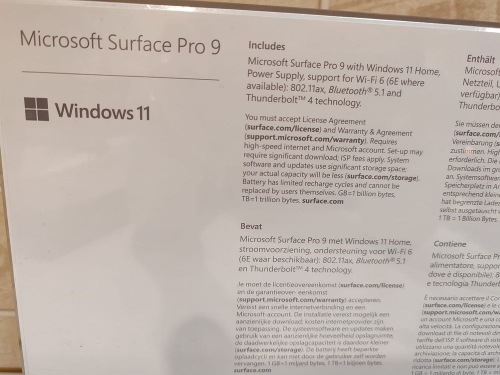 Microsoft Surface Pro 9, original !!
