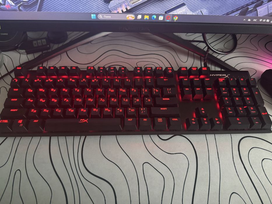Hyperx alloy fps игровая клавиатура как новая