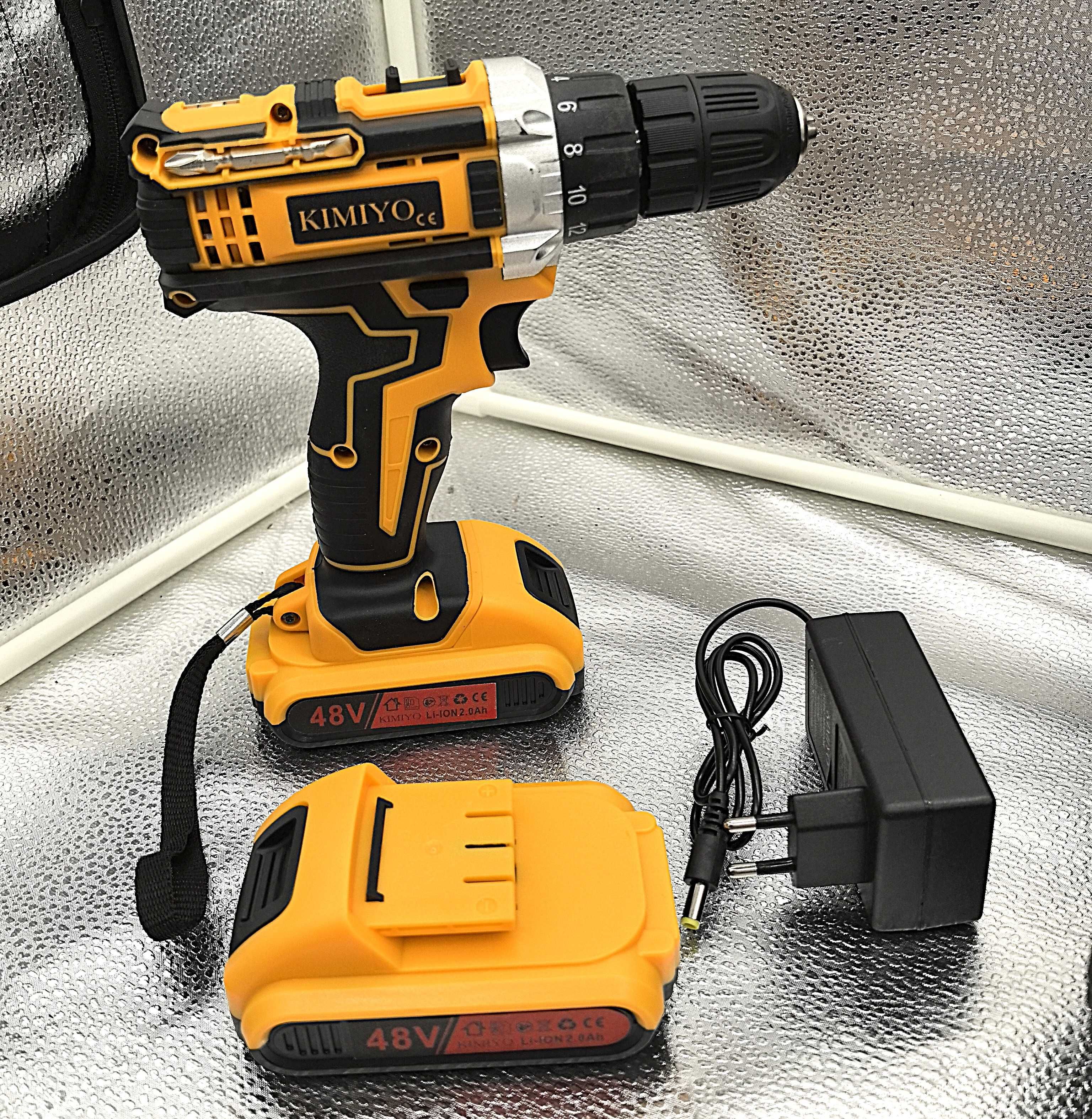 Bormasina Kymio 2x48V, 8 tubulare, 12 accesorii