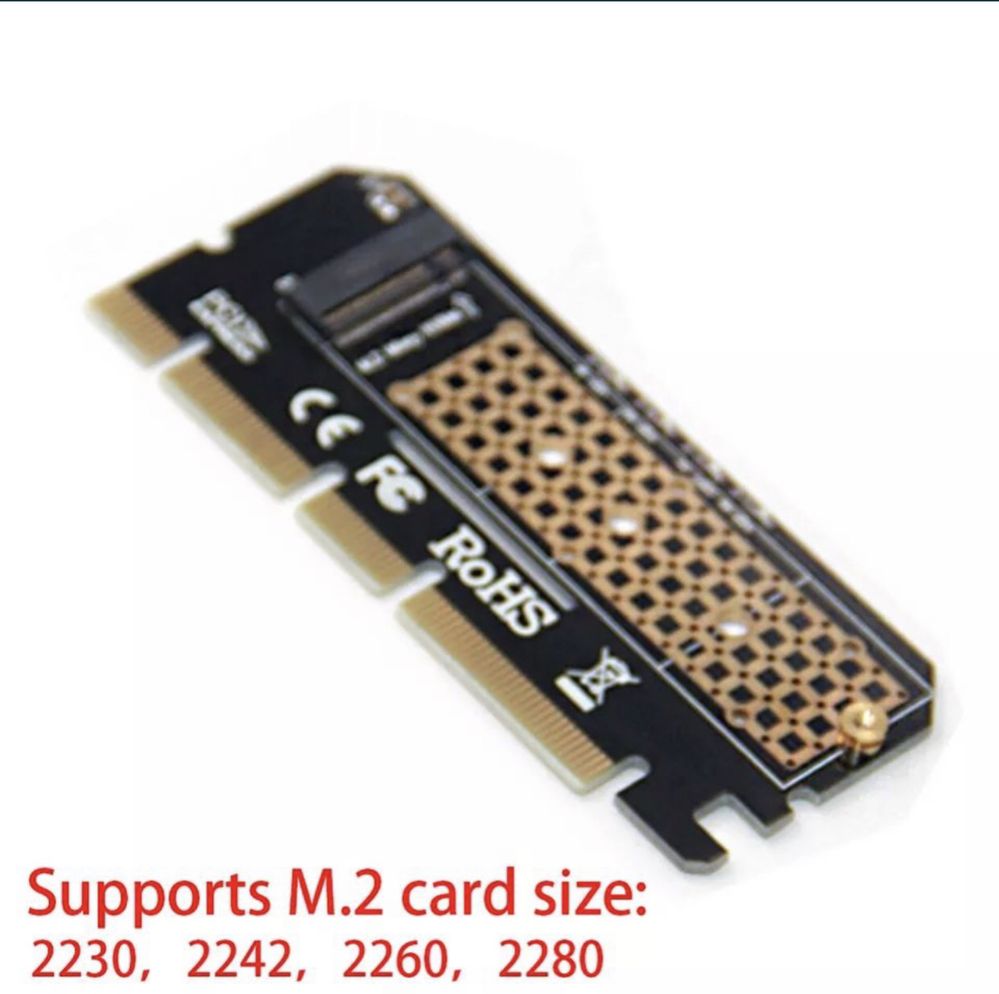 Adaptor ssd M.2 NVME 2230,2242,2260,2280 la portul PCI-E