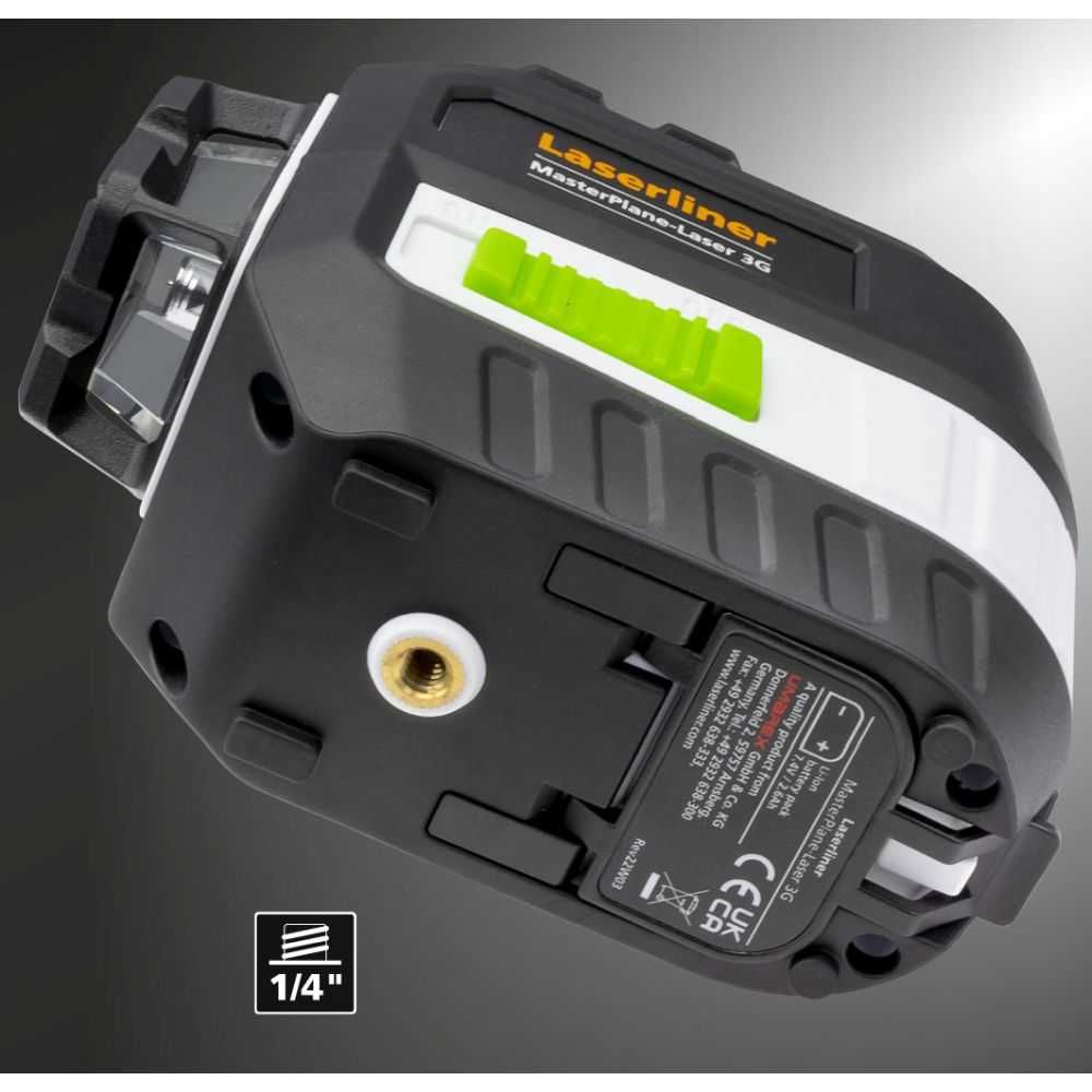 Зелен линеен лазерен нивелир Laserliner MasterPlane-Laser 3G Pro