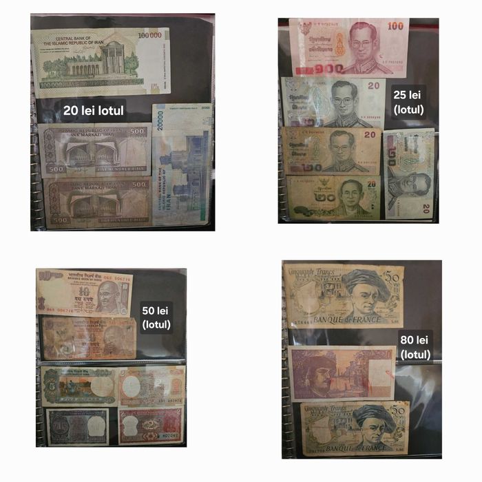 Bancnote straine circulate