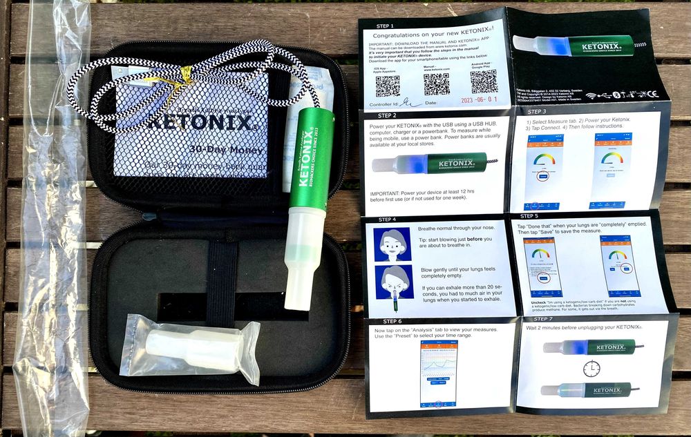 KETONIX Green Professional -  analizor cetoni / keto din respirație