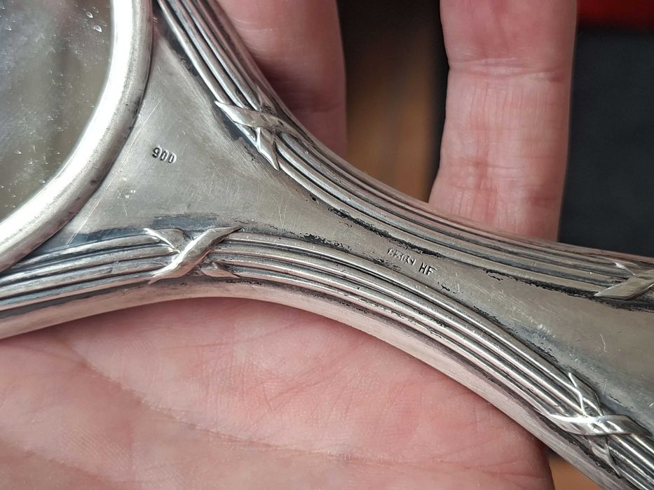 oglinda vintage argint masiv