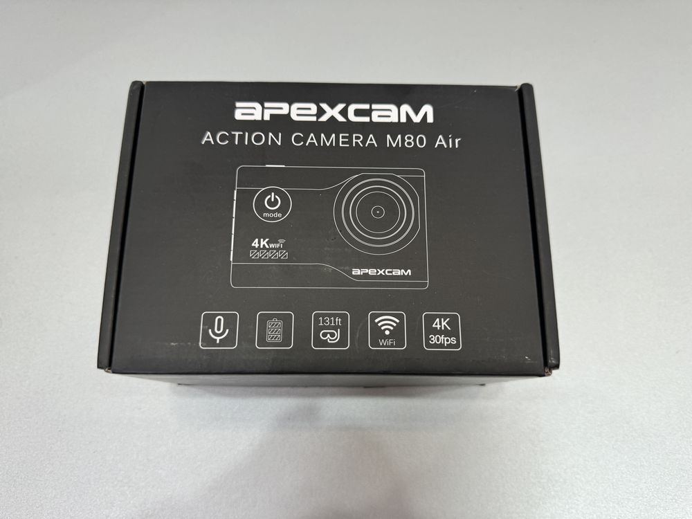 Camera video sport Apexcam M80 Air 4K, WiFi, Waterproof, noua