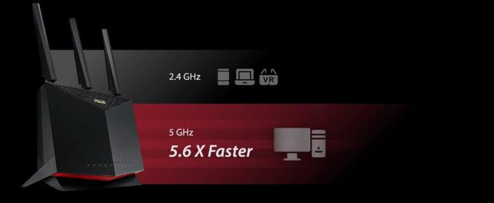 Router ASUS RT-AX86S, AX5700, CPU Dual-Core 1.8GHz, 512MB RAM