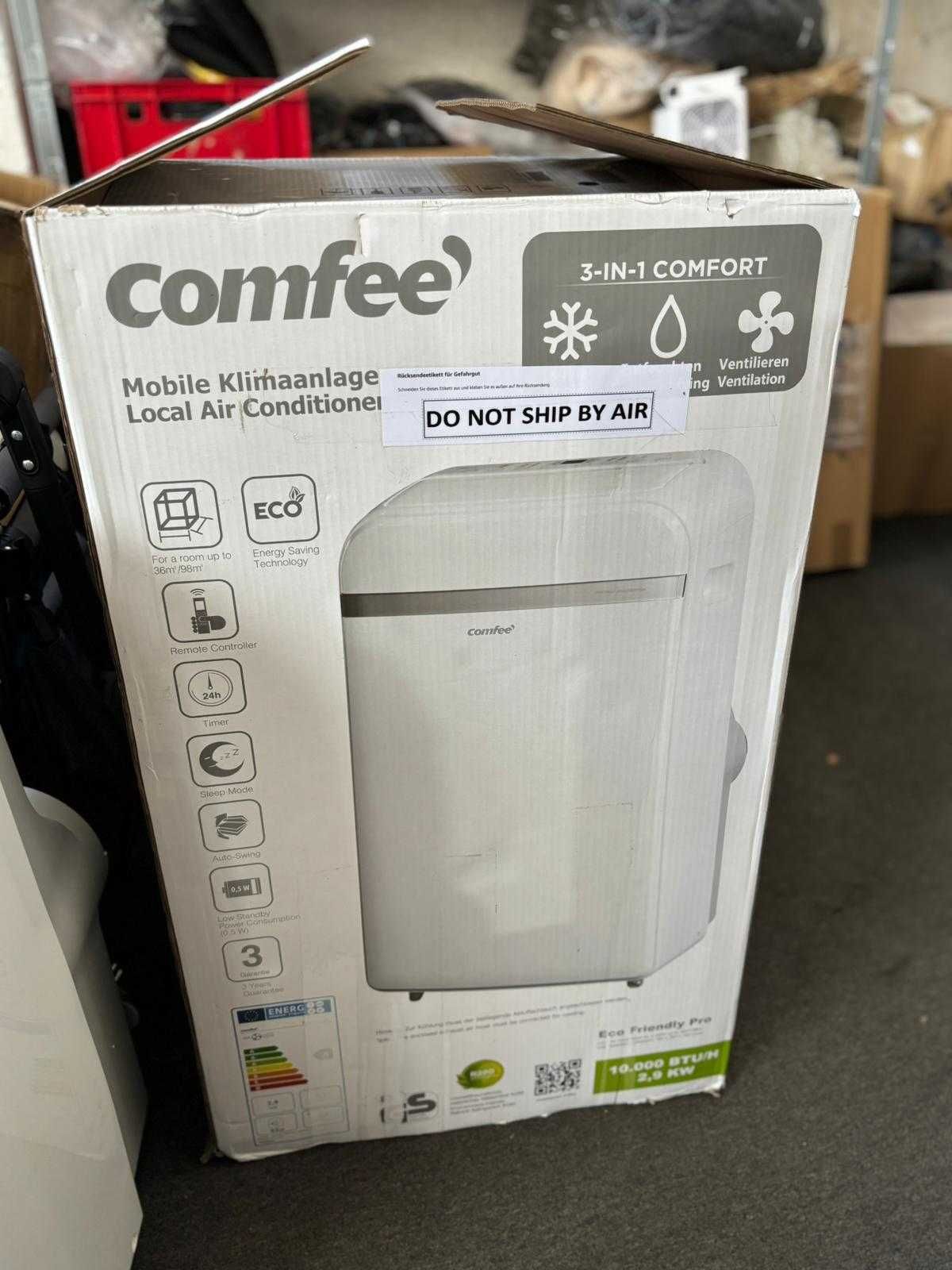 Aparat de aer condiționat mobil Comfee Eco Friendly Pro, 10.000 BTU