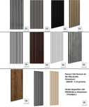 Riflaj MDF Premium - 9 lamele MDF pe panou 260x40