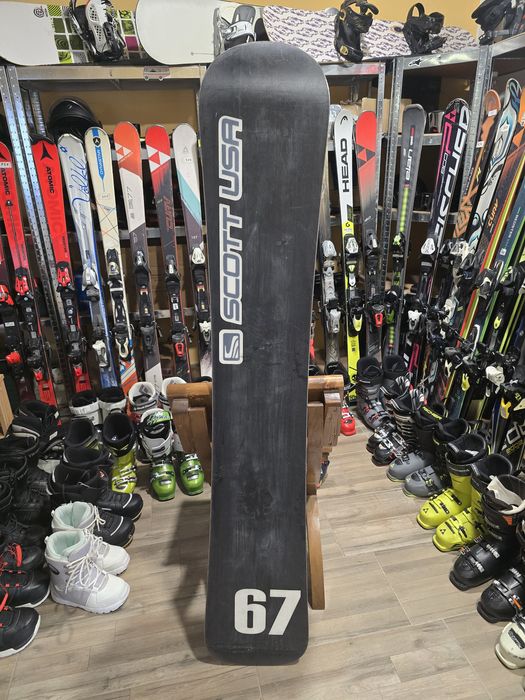 Placa snowboard Scott, 167cm.