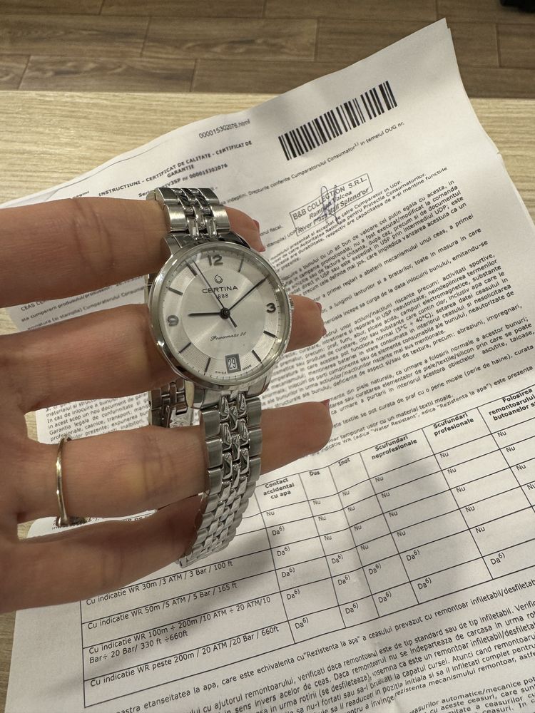 Ceas Certina DS Caimano Lady, NOU!!!