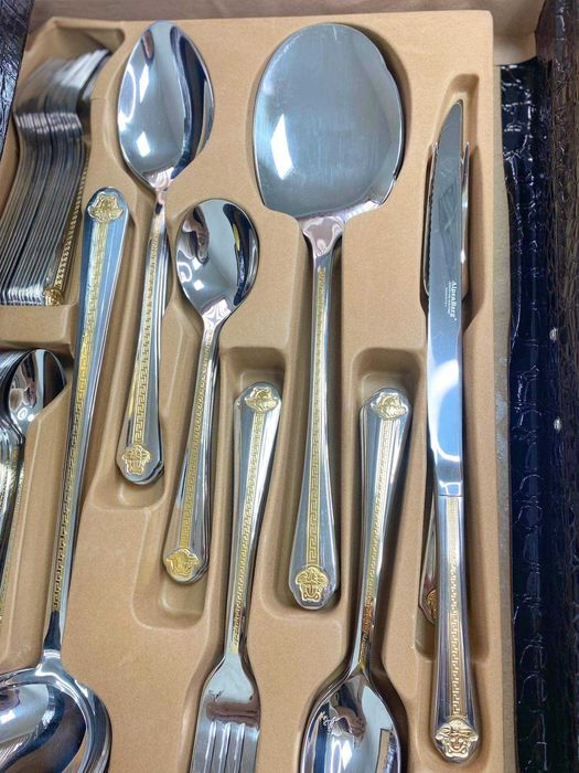 Прибори за хранене 112 части лукс