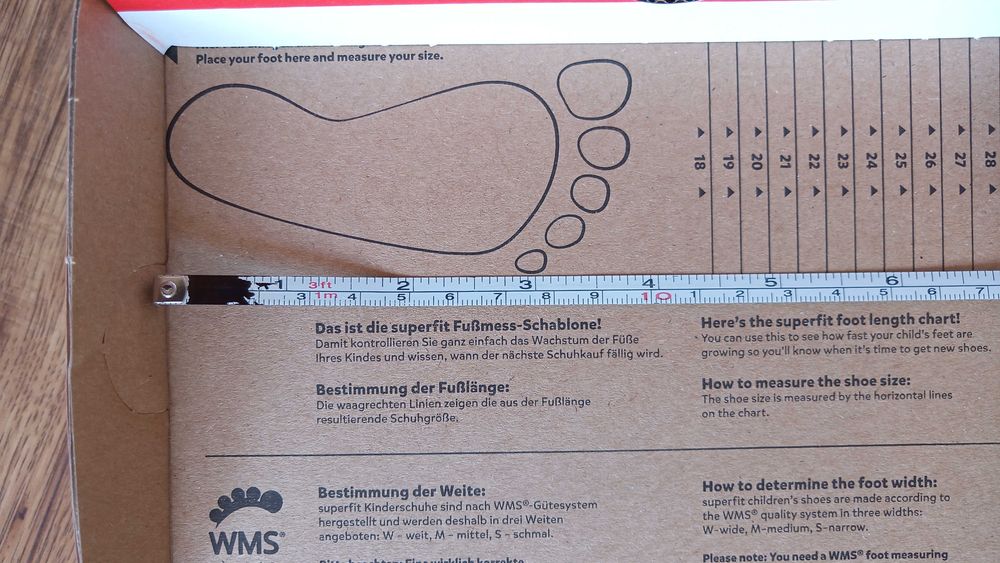 Пантофи Superfit 20 номер