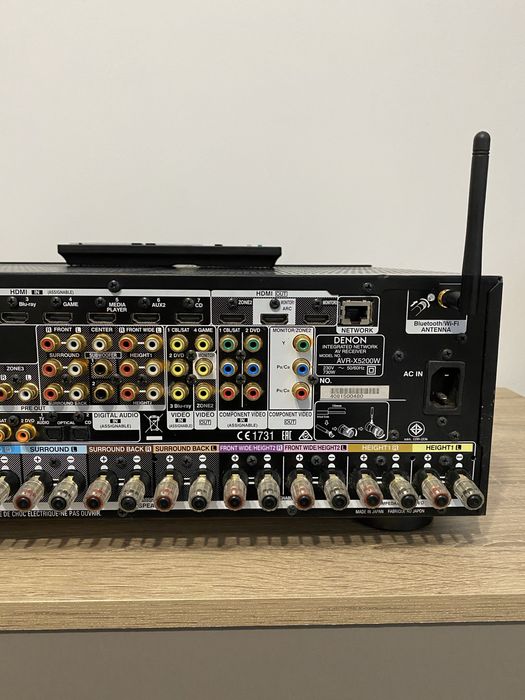 DENON AVR-X5200W- 9X140W- 4K USB WiFi Bluetooth hdmi усилвател ресивър