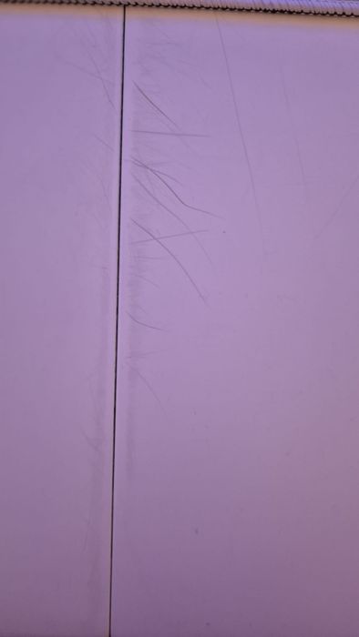 Masa extensibila din MDF si metal Calibry Alb / Stejar San Remo