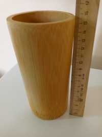 Деревянный стакан для кухонных принадлежностей(см фото).Цена 20 тыс