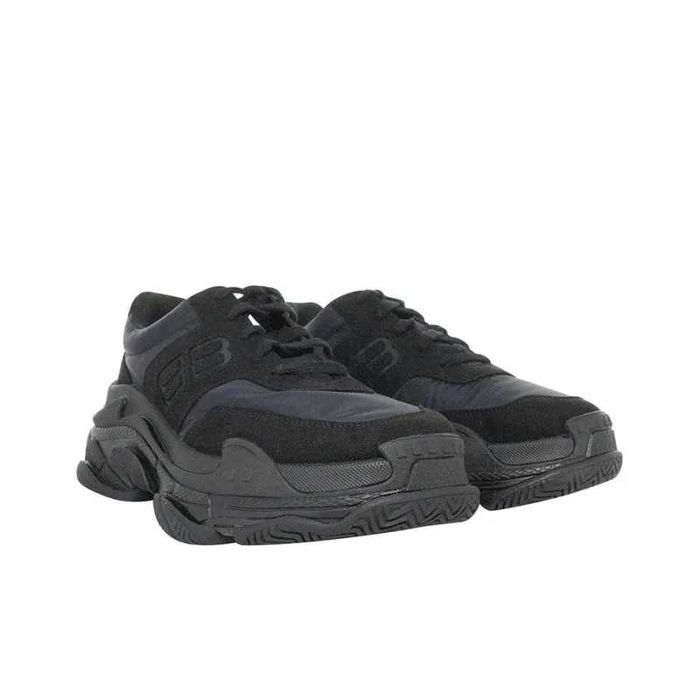 Обувки Balenciaga Triple S Nylon Black кецове сникърси маратонки