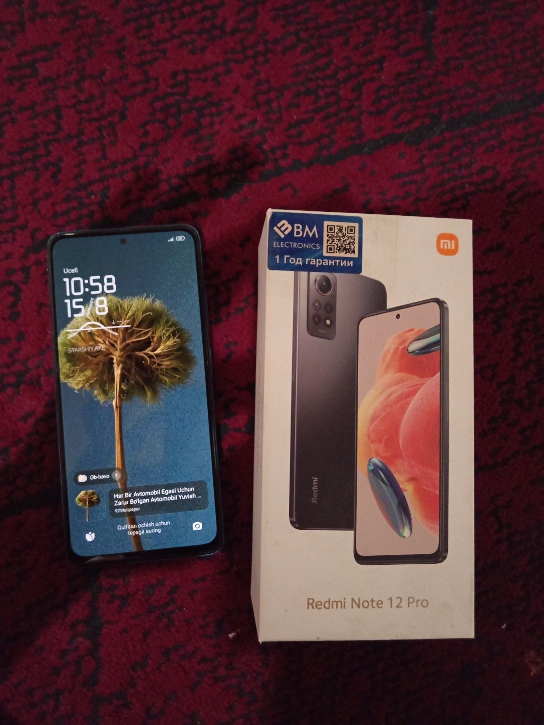 Redmi Not 12 Pro  iPhonega amben