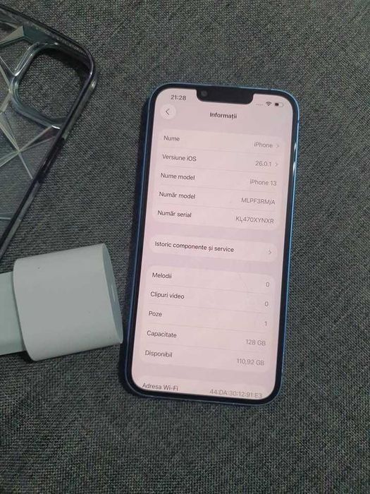 Iphone 13 -126gb - bat 100% - pret 14oo lei FIX