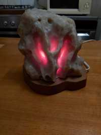 Veioza, lampa din piatra - aragonit