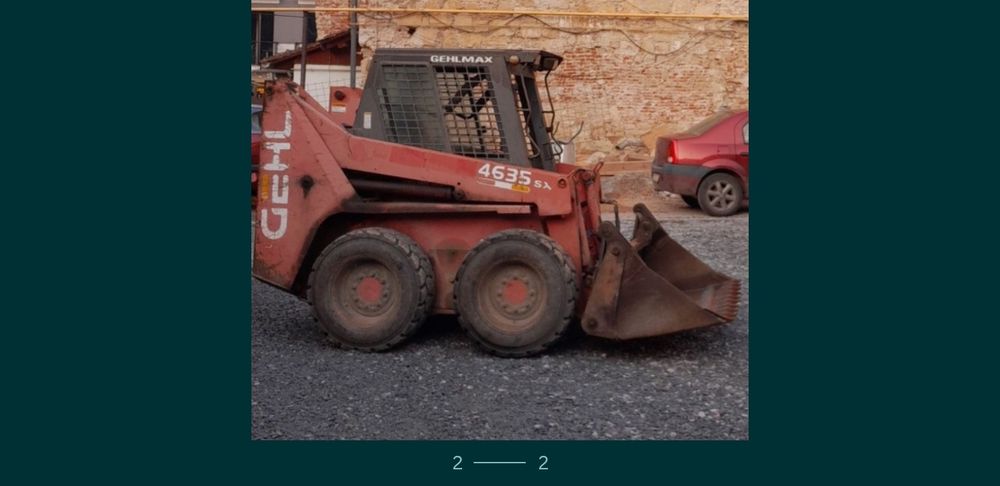 BOBCAT Lucrari cu miniincarcator frontal