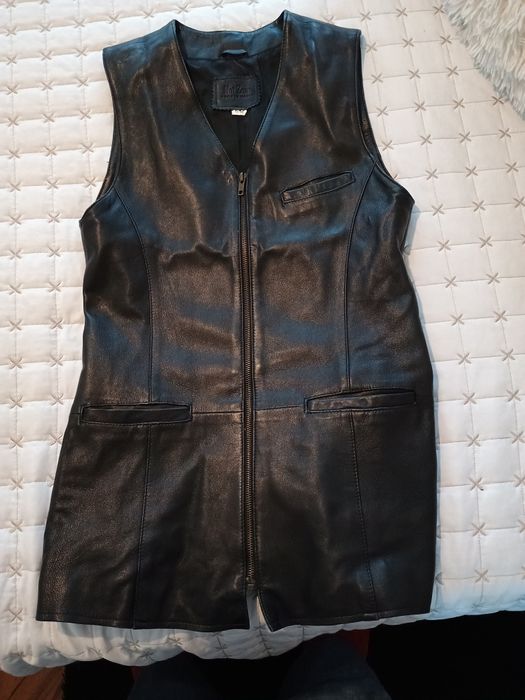 Дамски елек естествена кожа