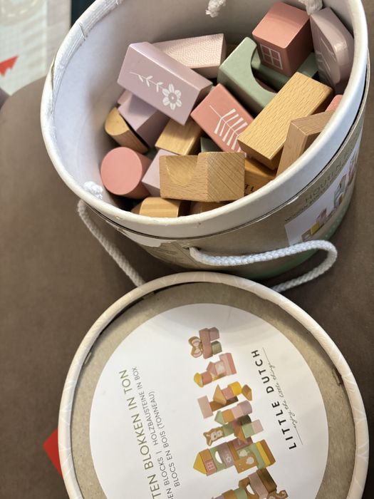 Set constructie din lemn Little Dutch