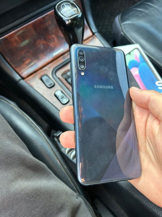 Samsung A30s коп усталмаган тап таза телефон катпайт каробка бар