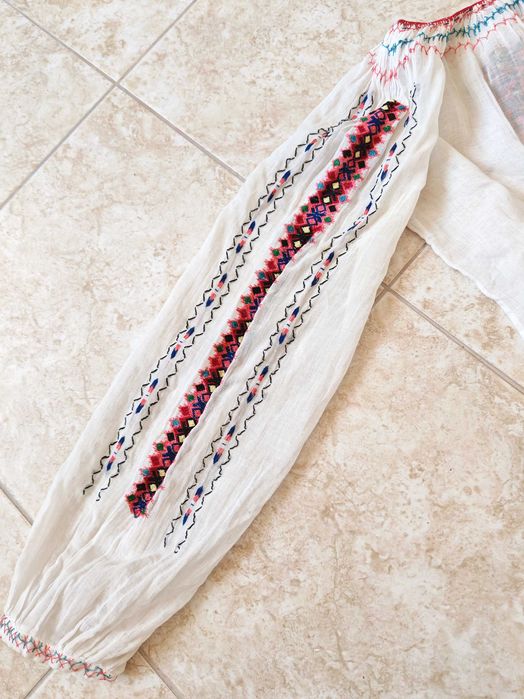 Оригинална Хърцойска Дамска Блуза Риза за Народна Носия 1930те г.