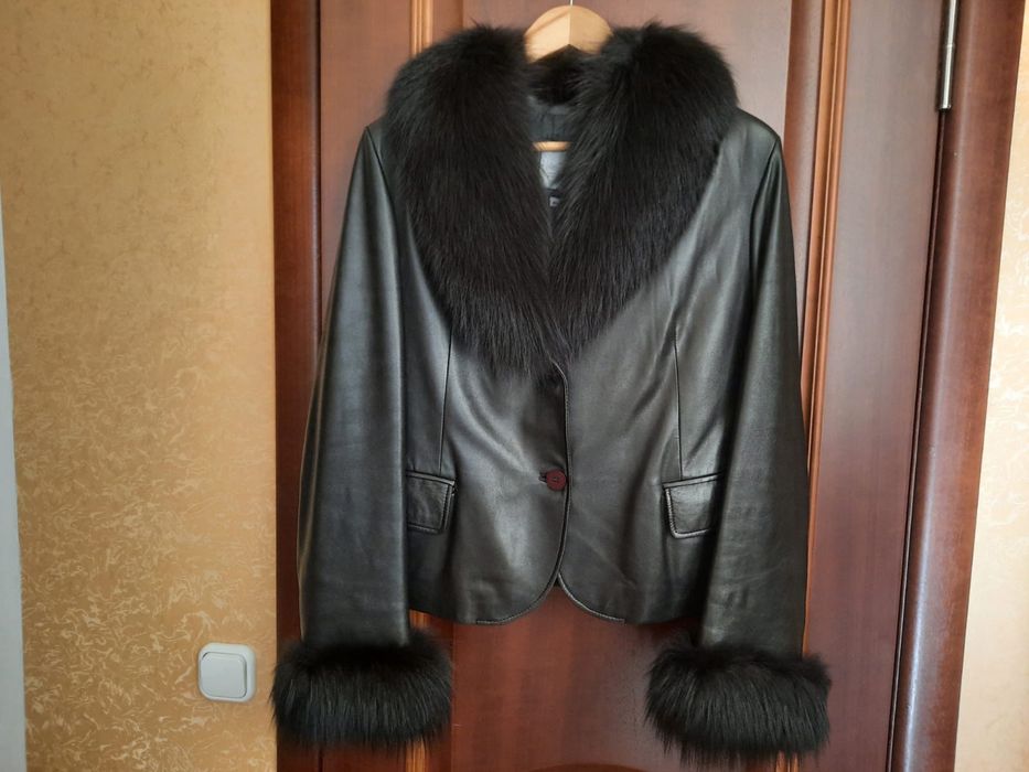 Натуральная кожаная куртка