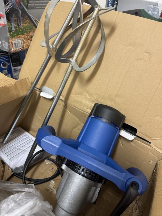 Mixer malaxor cu 2 tije scheppach