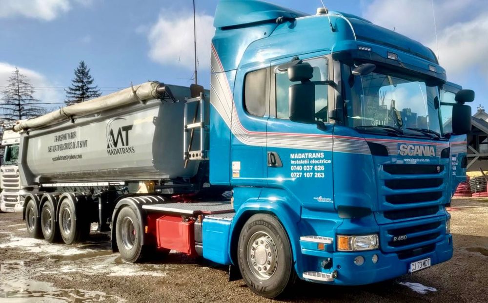 De vânzare ansamblu SCANIA R450 + Semiremorcă F.X.MEILLER 2016