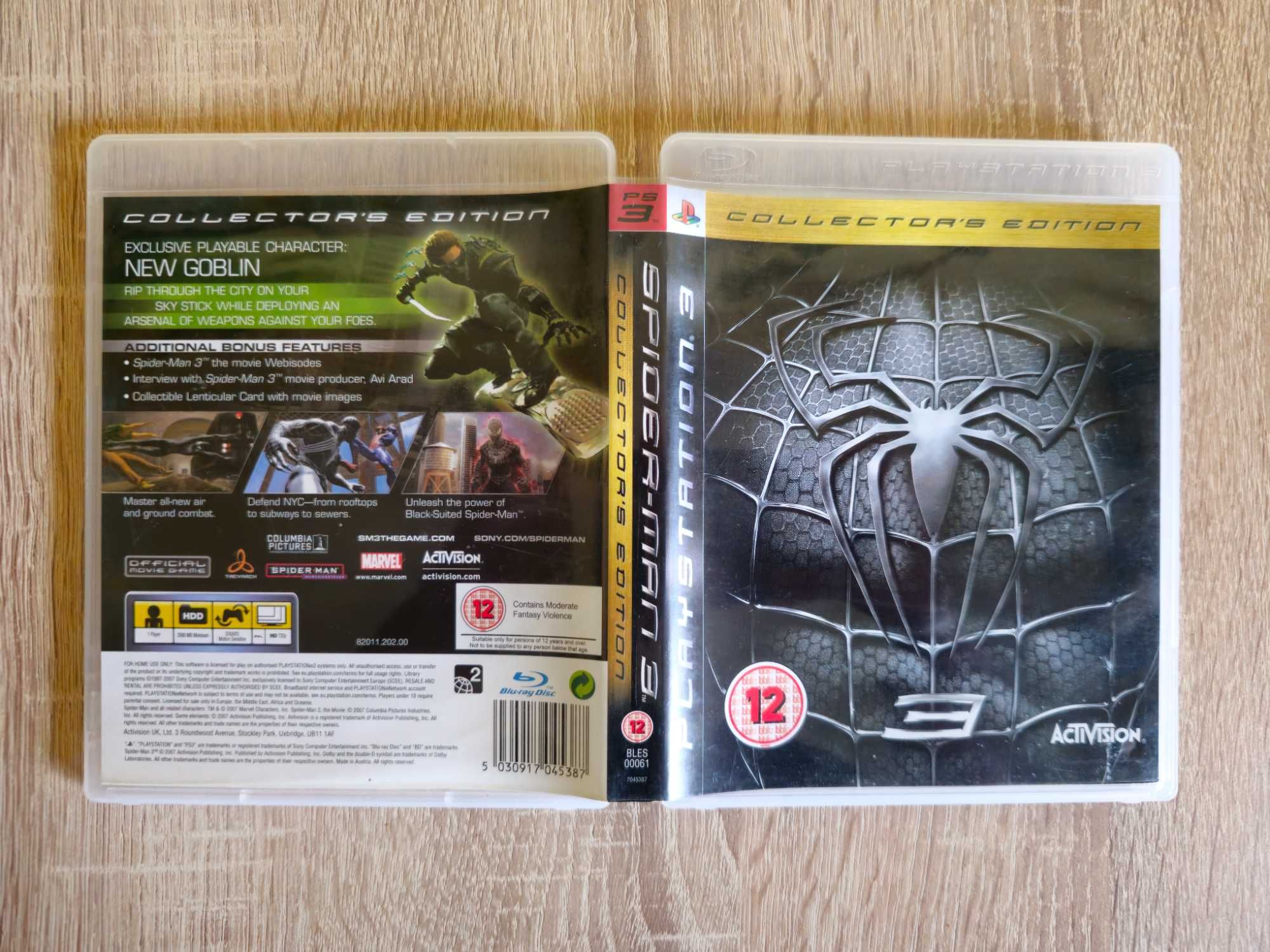 Spider-Man 3 Collector's Edition Spiderman 3 за PlayStation 3 PS3 ПС3