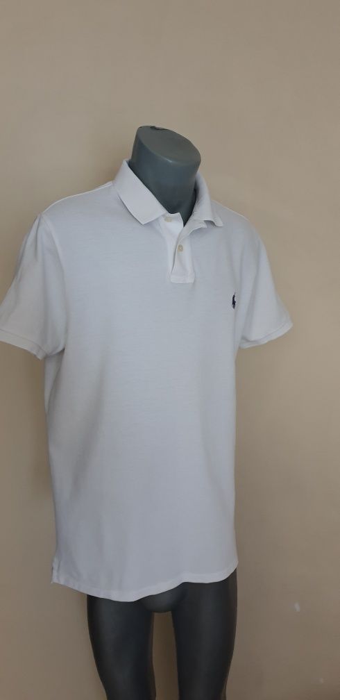 POLO Ralph Lauren Pique Cotton Custom Slim Fit  L ОРИГИНАЛ Мъж Тениска
