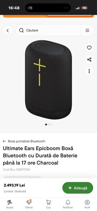 Boxa Logitech Epicboom ,impecabila !