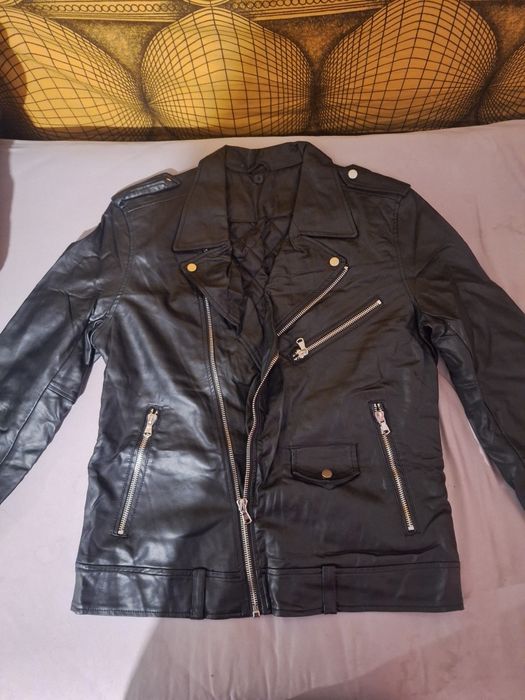 Geaca de piele XL barbati