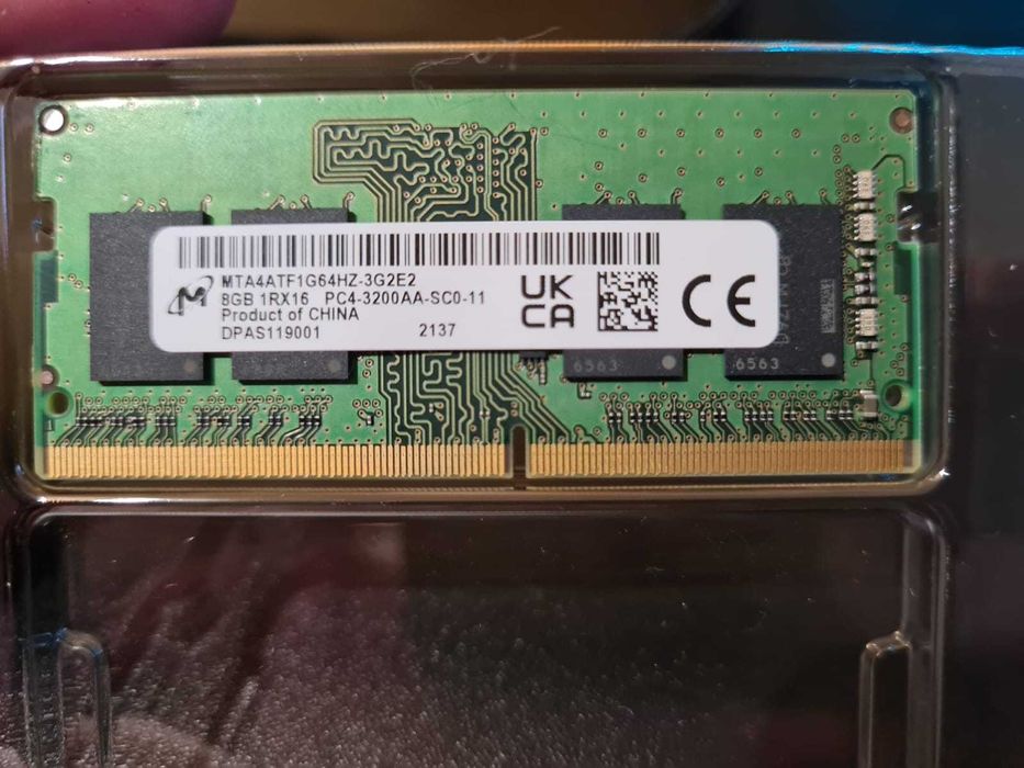 Memorie RAM Laptop 8GB 3200hz DDR4 Single Channel CL 22
