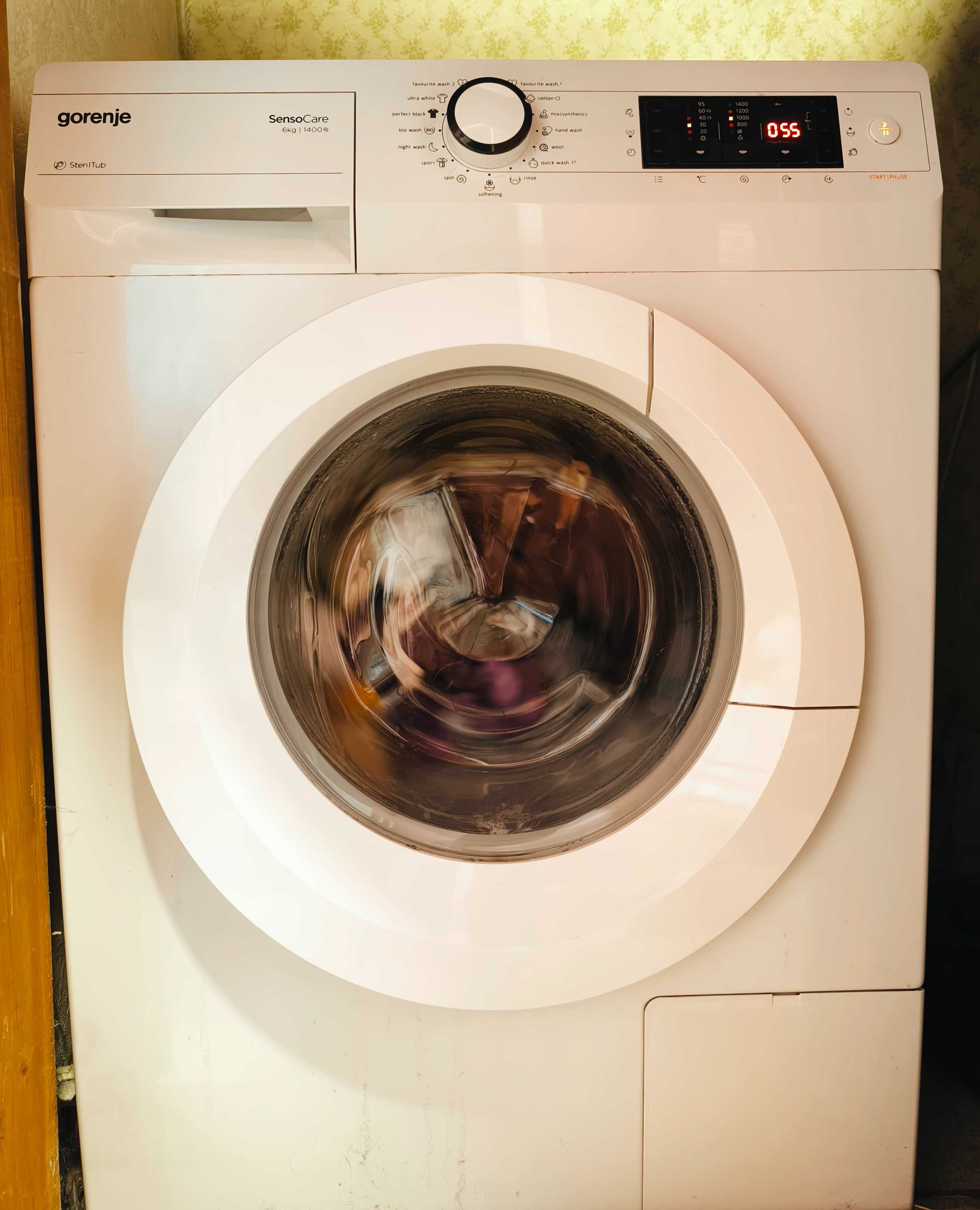 Пералня Gorenje Senso Care 6 кг 1400 об. в много добро състояние